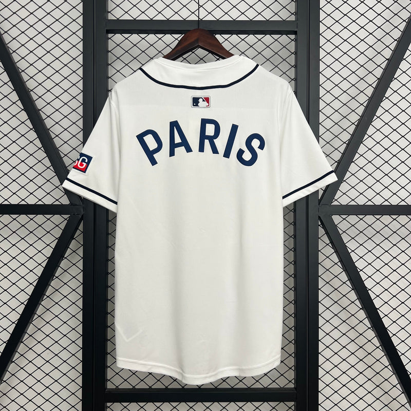 CAMISA DE BASEBOL DO PSG 25/26 BRANCO