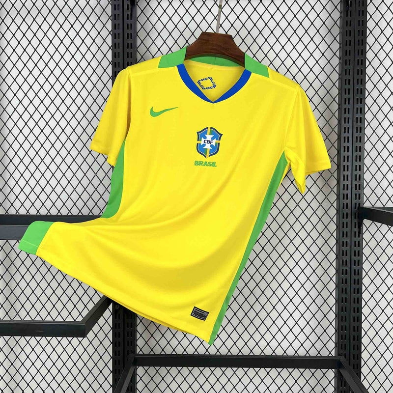 CAMISA DA SELEÇÃO DO BRASIL 25/26 AMARELO