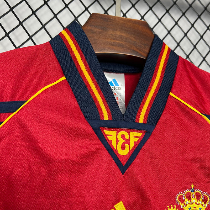 Camisa Espanha Home 1998 - Versão Retro