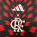 CAMISA DO FLAMENGO 25/26 VERMELHO E PRETO TREINO