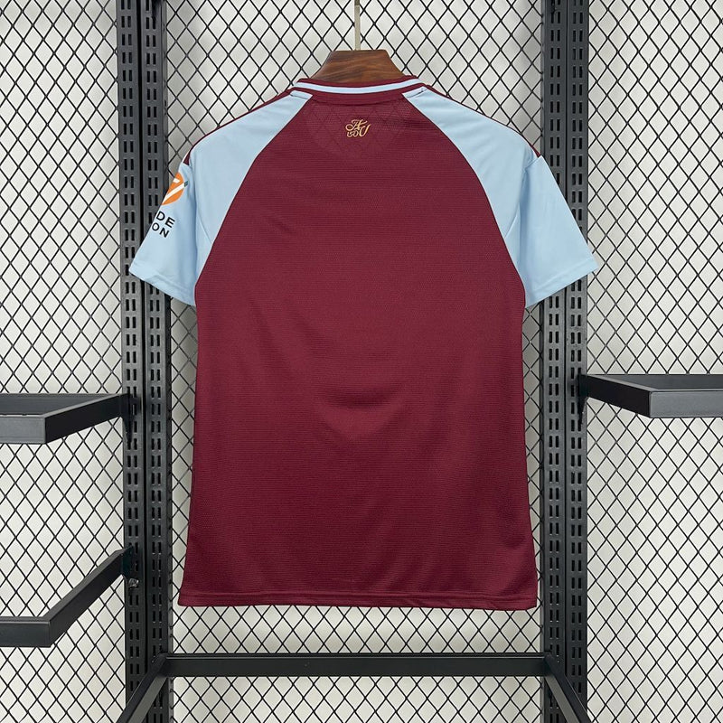 CAMISA DO ASTON VILLA 25/26 VERMELHO