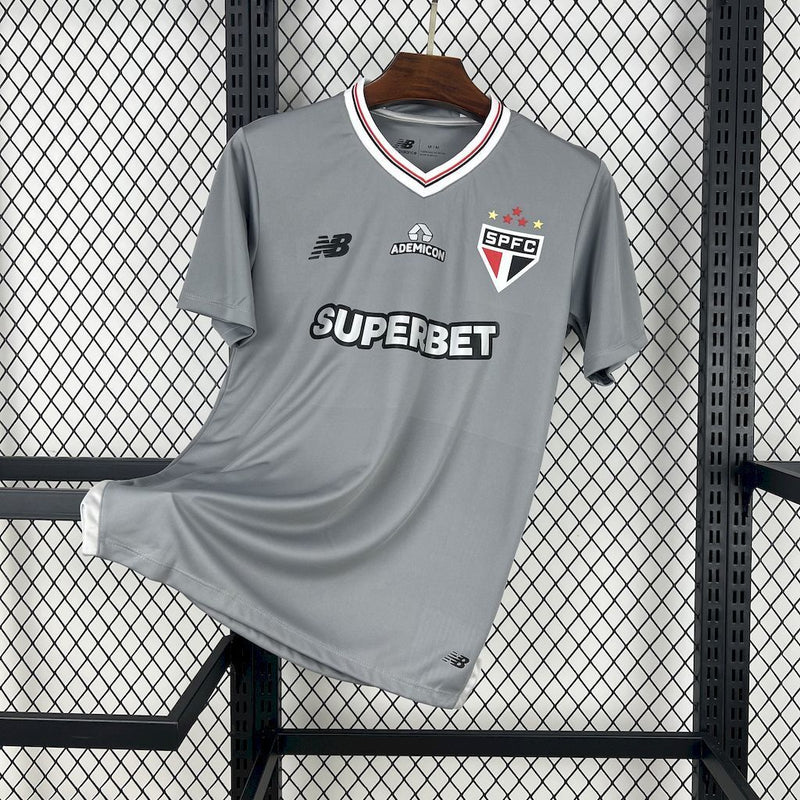 CAMISA DO SÃO PAULO 25/26 CINZA GOLEIRO