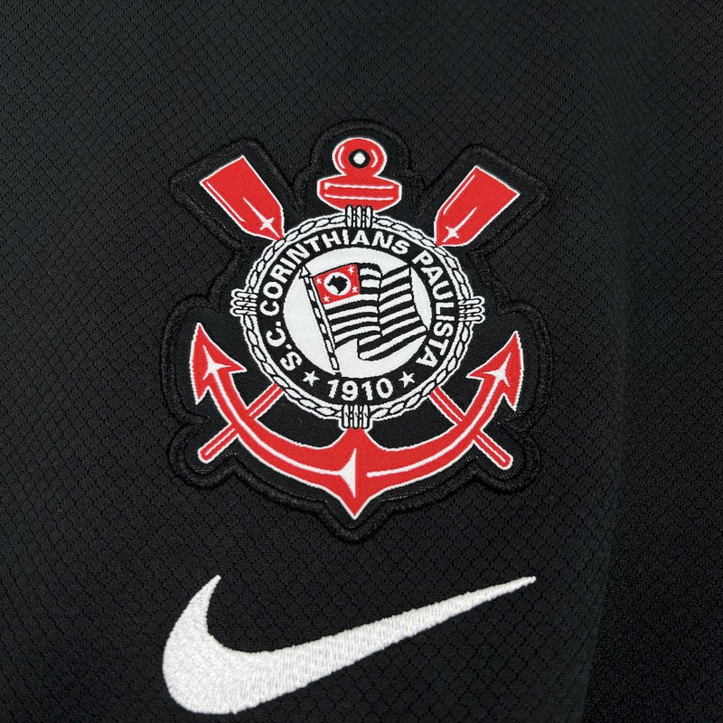 CAMISA DO CORINTHIANS 25/26 PRETO E BRANCO