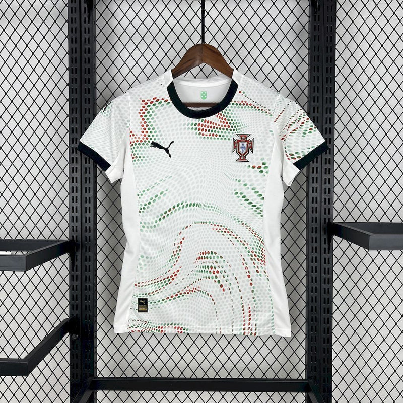 CAMISA FEMININA DE PORTUGAL 25/26 BRANCO