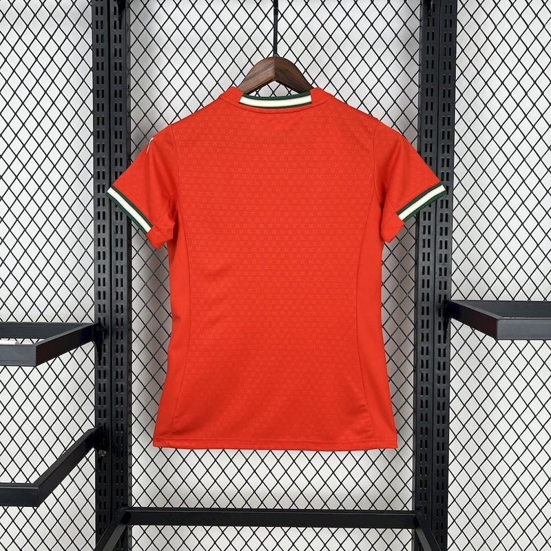 CAMISA FEMININA DE PORTUGAL 25/26 VERMELHO